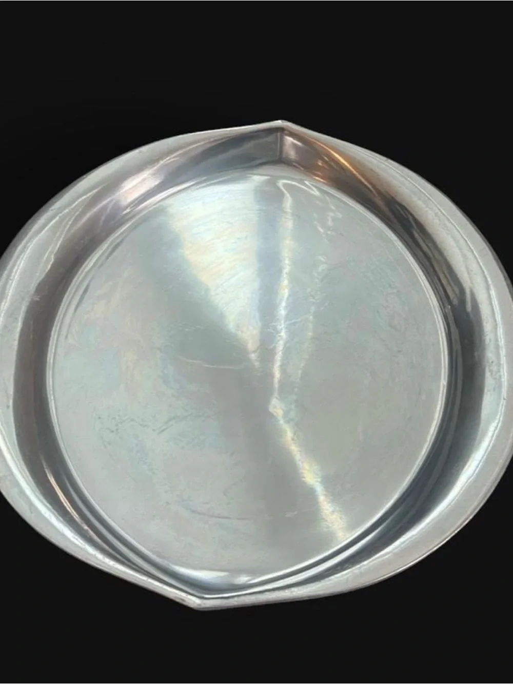 Wilton Armetale Polished Silver Chip/Dip Serving - Set of 2